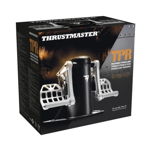 Thrustmaster TPR Rudder Czarny, Srebrny USB Flight Sim Analogowy PC
