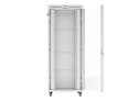 LANBERG SZAFA STOJĄCA RACK 19" 42U 800X1000 SZARA DRZWI SZKLANE LCD V2 (FLAT PACK)