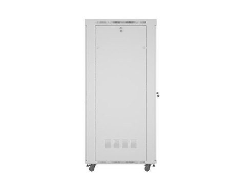 LANBERG SZAFA STOJĄCA RACK 19" 42U 800X1000 SZARA DRZWI SZKLANE LCD V2 (FLAT PACK)