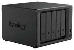 Synology DS1525+ | 5-zatokowy serwer NAS, AMD Ryzen V1500B, 2× 2.5 GbE, M.2 NVMe, Tower
