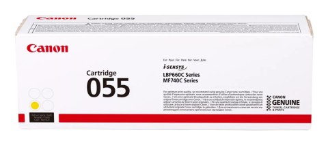 CANON Toner Żółty CRG-055Y=CRG055Y=3013C002