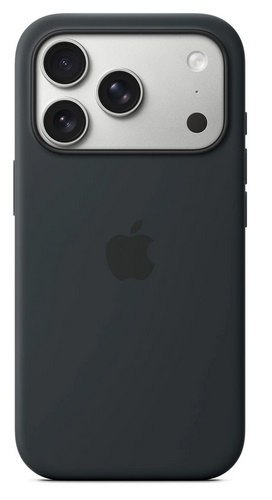 Etui silikonowe z MagSafe do iPhonea 17 Pro - czarne