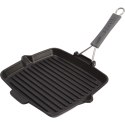 Patelnia grillowa STAUB IRON 40509-344-0 żeliwna 24 cm Czarny