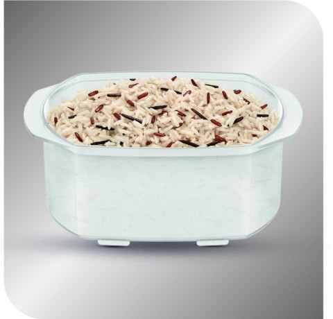 Tefal Convenient Series Deluxe VC502D szybkowar parowy 3 kosz. Blat 900 W Stal nierdzewna, Biały