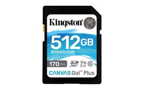 Kingston Technology Canvas Go! Plus 512 GB SD UHS-I Klasa 10