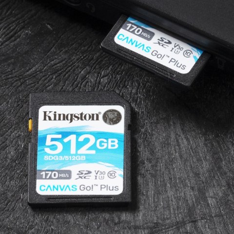 Kingston Technology Canvas Go! Plus 512 GB SD UHS-I Klasa 10