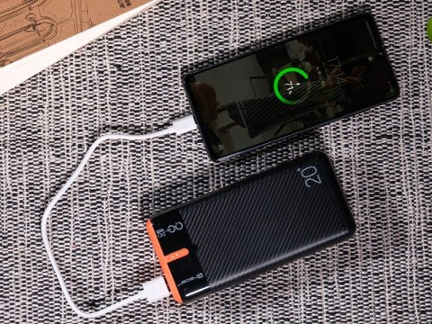 Tracer Power bank EnerGen 20000mAh PD+QC3.0 czarno-pomarańczowy