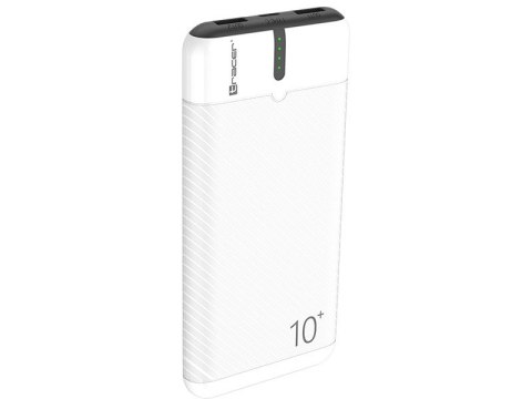 Tracer PowerBank EnerGo 10000mAh biało-czarny