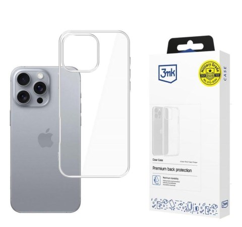 Etui na telefon do Apple iPhone 16 Pro - 3mk Clear Case