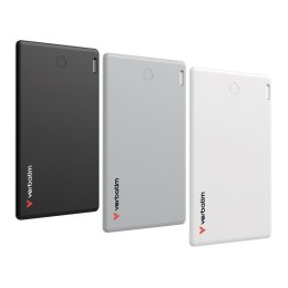 Lokalizator Verbatim My Finder Card MYFCR-03BSW Bluetooth NFC do Apple trójpak czarny/srebrny/biały