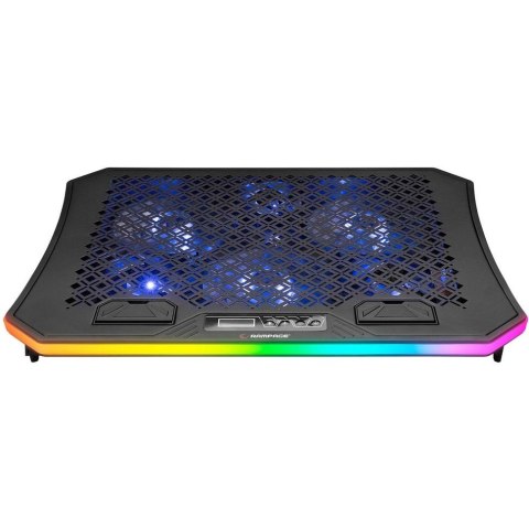 Podstawka chłodząca Rampage AD-RC34 pod laptopa 10-19" LED USB RGB cicha