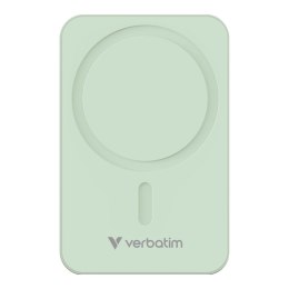 Powerbank Verbatim Charge 'n' Go Essentials Magnetic Wireless 20000mAh USB-C PD 3.0 Green