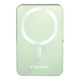 Powerbank Verbatim Charge 'n' Go Magnetic Wireless with Stand 10000mAh USB-C PD 3.0 Green