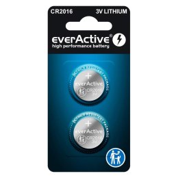 Baterie litowe CR2016 everActive blister 2 szt.