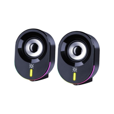 Głośniki Defender SOLAR 8 2.0 10W Bluetooth USB podświetlenie RGB
