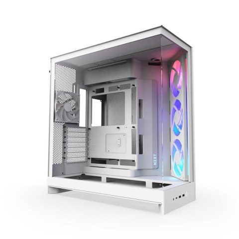 Obudowa NZXT H9 Flow RGB (2025) Midi Tower z oknem biała