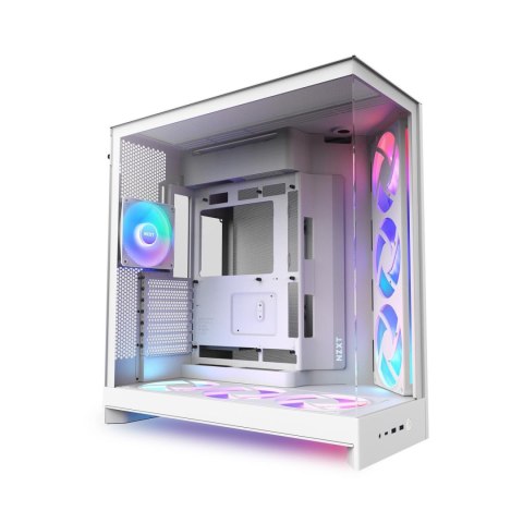 Obudowa NZXT H9 Flow RGB+ (2025) Midi Tower z oknem biała