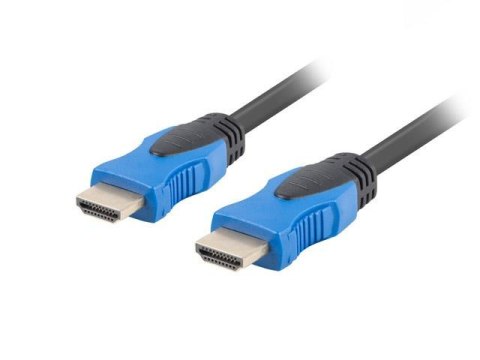 Kabel HDMI Lanberg M/M v2.0 4K 3m czarno-niebieski