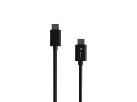 Kabel USB Natec USB-C(M) - USB-C(M) 2.0 PD100W 2m czarny