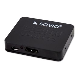 Splitter Savio CL-93 HDMI, 1x2 Full HD 4K