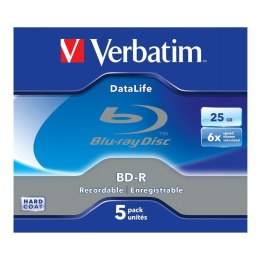 Płyty BD-R Verbatim Datalife 25GB 6x (Jewel Case 5)