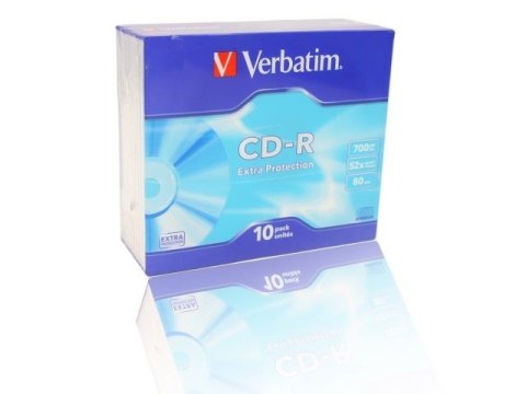 Płyty CD-R Verbatim 700MB Extra Protection (10 Slim)