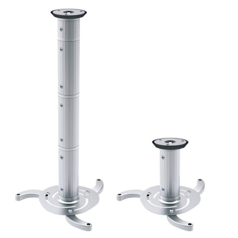 Uchwyt sufitowy Maclean MC-517 S do projektora 80-980mm 10kg srebrny