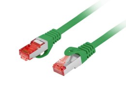 Patchcord Lanberg S/FTP kat.6 0,25m LSZH CU fluke passed zielony