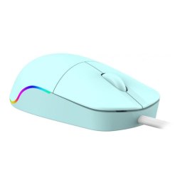 Mysz przewodowa Defender AZORA MB-241 OPTICAL 1200dpi 3P turkus kabel 1.8 m