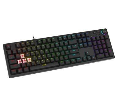 Klawiatura przewodowa SAVIO STYX Outemu Red mechaniczna Hot Swap RGB