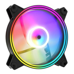 Wentylator Modecom Volcano APEX 120 ARGB REVERSE FAN czarny