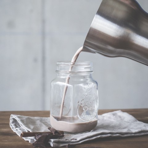 Zaawansowany wzór mleka i czekolady