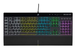 Korsarz | Gumowa kopuła | K55 RGB PRO | Klawiatura do gier | Klawiatura do gier | Światło LED RGB | Stany Zjednoczone | Przewodo