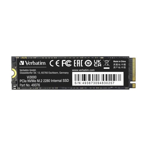 Dysk SSD Verbatim Vi3000 512 GB M.2 PCI Express 3.0 NVMe 49374-483