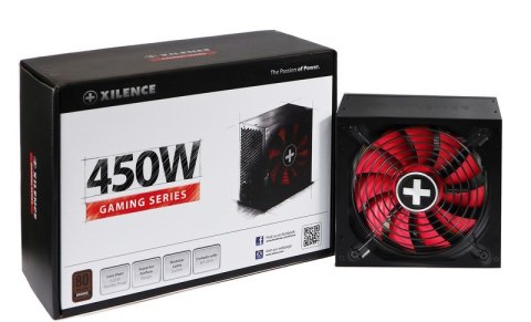 Xilence Performance A+ XN213 moduł zasilaczy 450 W 20+4 pin ATX ATX Czarny