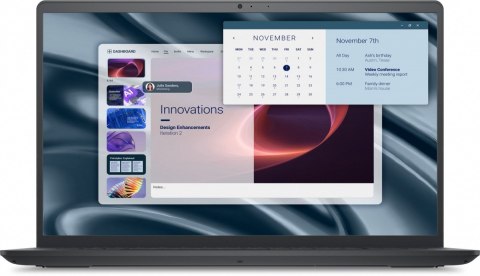 Dell Laptop Dell Pro 15 Essential PV15255 W11P R5-7520U|8GB|512GB|AMD Radeon 610M|FgrPr|WLAN+BT|15.6 FHD|BcklKb|3C|65W|3YPS Carbon Bl