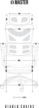 Fotel - Diablo V-Master Czarny
