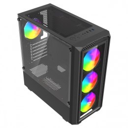 Savio Obudowa komputerowa NOCTIS GLASS RGB X1