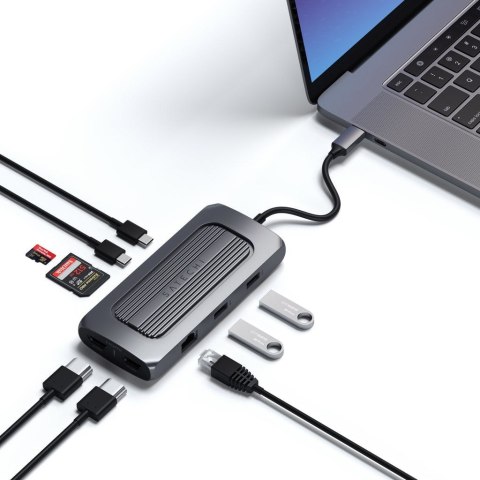 Satechi USB-C Wieloportowy adapter MX gwiezdny szary
