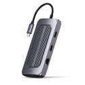 Satechi USB-C Wieloportowy adapter MX gwiezdny szary