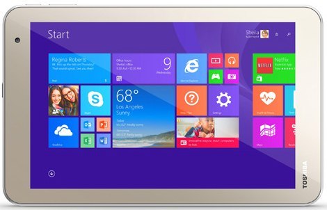 Tablet TOSHIBA Encore 2 Złoty (8"/Intel Atom Z3735F/Windows 8.1/Bluetooth 4.0/Złoty)