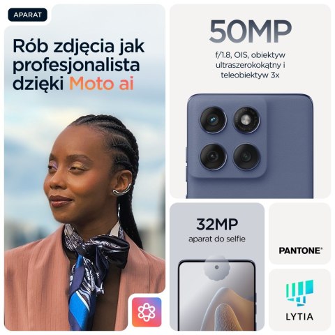 Smartfon Motorola Edge 60 Fusion 8/256 GB Android 15 Slipstream Szary