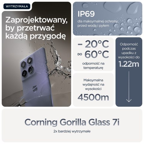 Smartfon Motorola Edge 60 Fusion 8/256 GB Android 15 Slipstream Szary