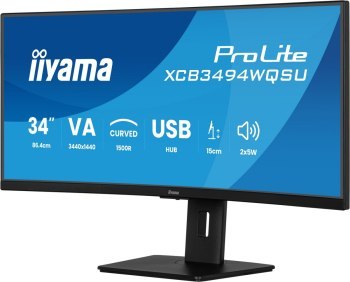 Iiyama ProLite XCB3494WQSU-B1 - 34'' UWQHD | VA | 0.4ms | 120Hz