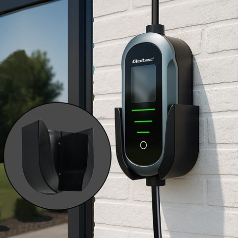 Qoltec Mobilna ładowarka do samochodu elektrycznego EV z regulacją 2w1 Typ2 | 11kW | 400V | Wi-fi | TUYA | SMART LIFE | LCD | Pr