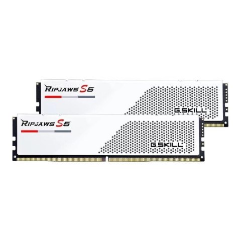 G.SKILL RIPJAWS S5 DDR5 2X16GB 6000MHZ CL30 XMP3 WHITE F5-6000J3040F16GX2-RS5W