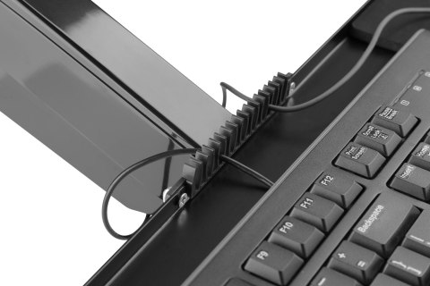 Ramię naścienne pojedyncze LCD+klawiatura, max.32"max. 8kg, uchylno-obrotowe