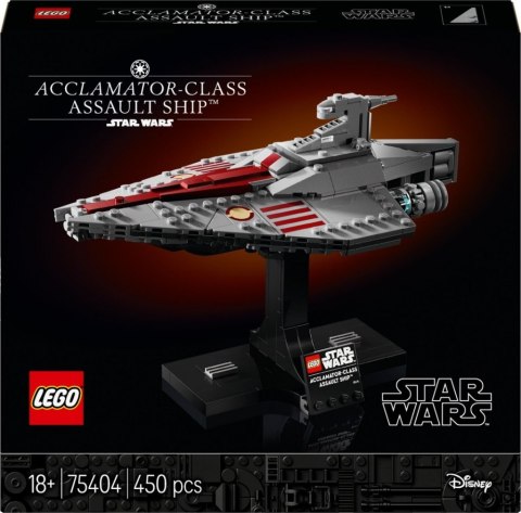LEGO 75404 STAR WARS - Krążownik szturmowy typu Acclamator