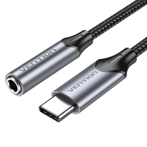 Przejściówka audio Vention USB-C do gniazda słuchawkowego 3,5 mm z adapterem DAC ze stopu aluminium 0,1m