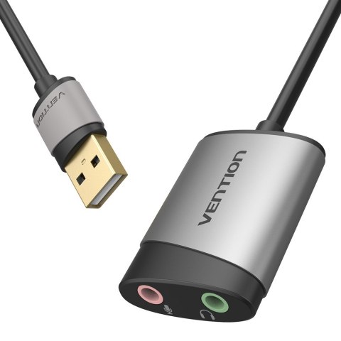 Zewnętrzna karta dźwiękowa USB Vention 0,15m
